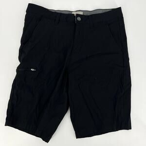Weatherproof Mens Regular Fit Performance Shorts Black Size 32